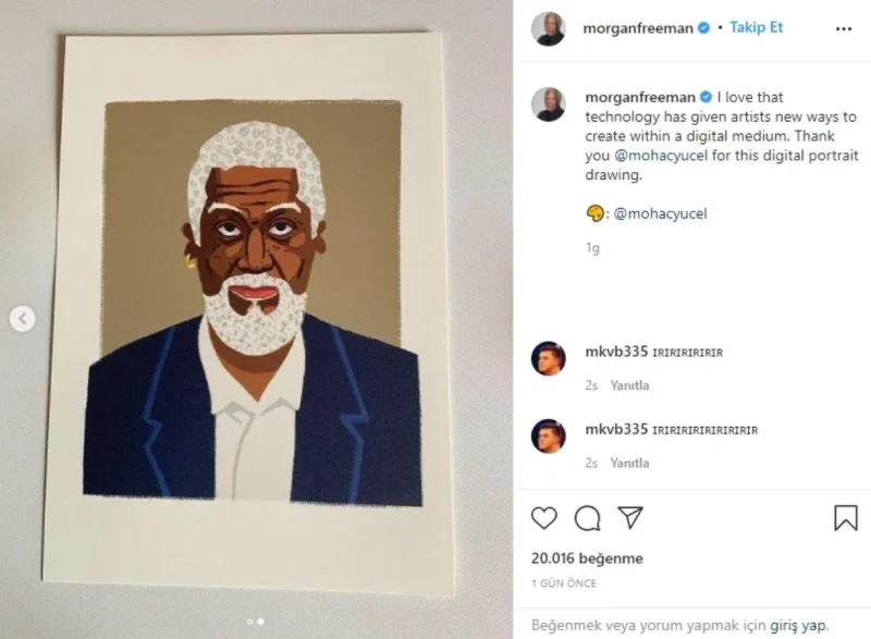 Dünya ulduzu türkün fotosunu paylaşdı