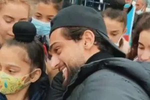 Fanatları Conini Bakıda belə qarşıladı - VİDEO