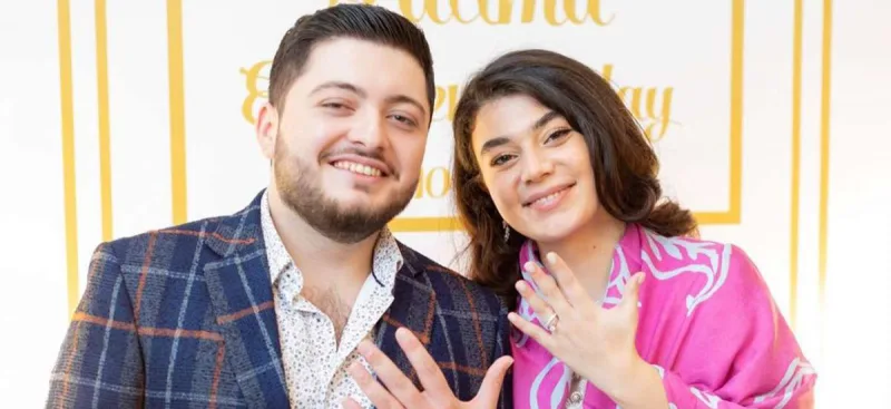 Xalq artistinin nəvəsinin nişanından yeni- FOTOLAR