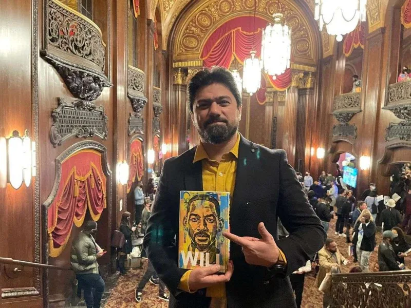 Elmir Hollivud ulduzu ilə görüşdü - FOTOLAR