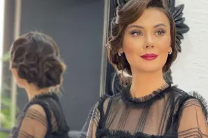 Oksana məşhur serialın çəkiliş meydançasında-FOTOLAR