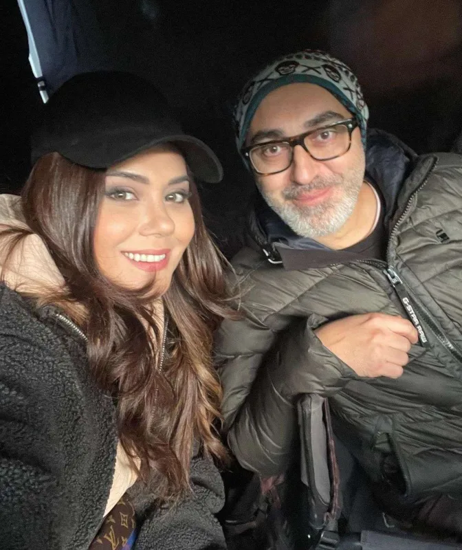 Oksana məşhur serialın çəkiliş meydançasında-FOTOLAR