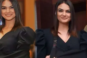 Mükafatlandırma gecəsinə qolu sarıqlı qatıldı