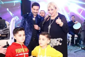 İzzət əkizlərinə ad günü keçirdi