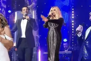 Rus və yerli ulduzlar iş adamının məclisində - Video