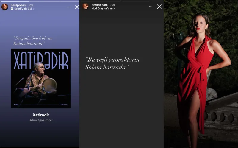 “Ada Masalı”nın ulduzundan Alim Qasımovla bağlı paylaşım