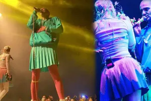 Türkiyəli müğənni ətəklə səhnəyə çıxdı, tənqid olundu