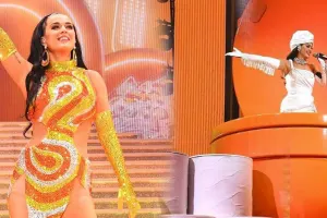 Tualet kağızı, unitaz, maska - Keti Perrinin konsert turnesi...