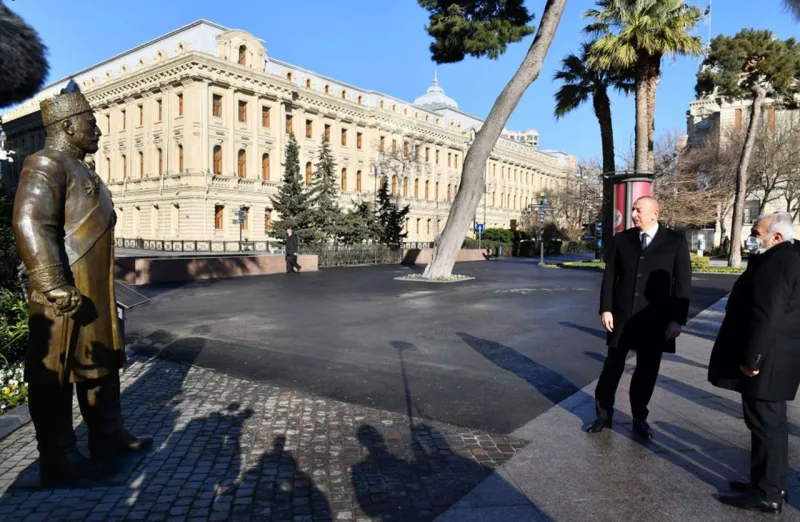 Prezident Tağıyevin abidəsinin açılışında
