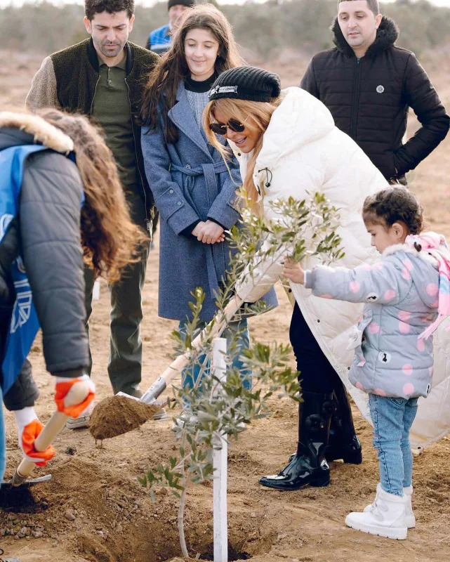 Aygün üçün bağ saldılar