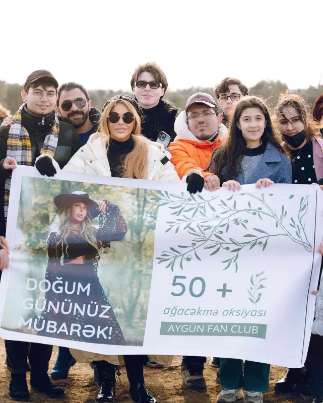 Aygün üçün bağ saldılar