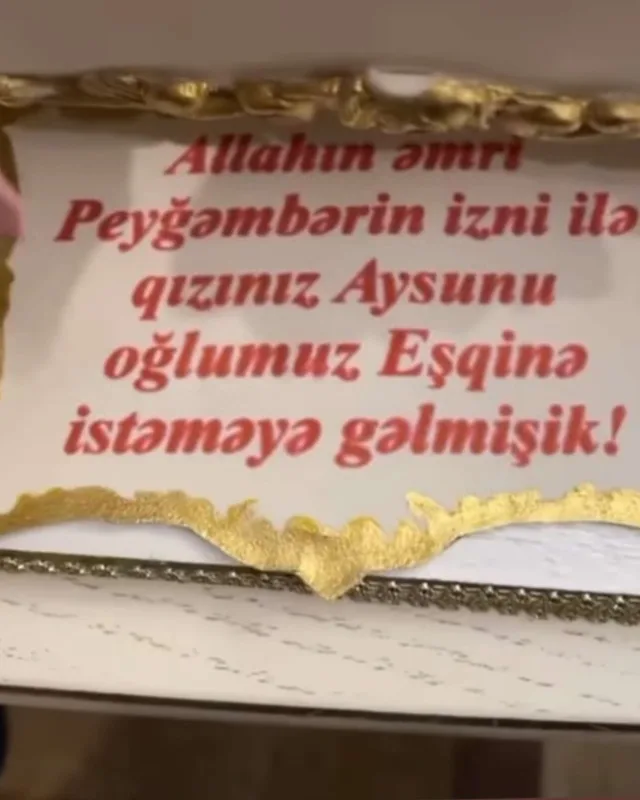 Aysunun elçiliyi oldu-Video