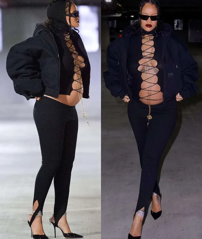 Rihanna tərzi ilə diqqət çəkdi