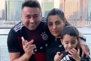 Oğlunun 3 yaşını Dubayda qeyd etdi