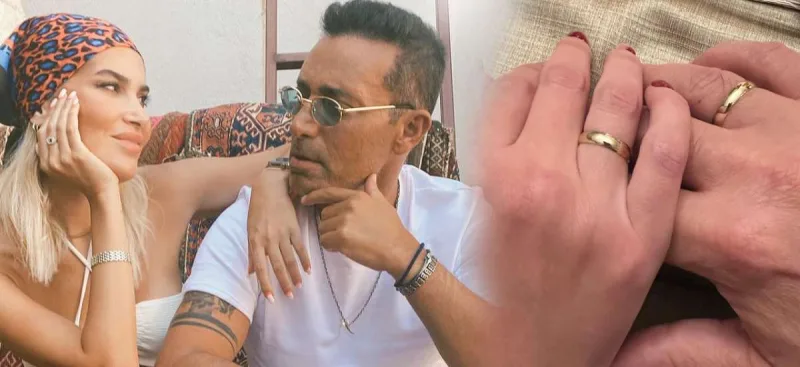 Mustafa üç illik sevgilisi ilə nişanlandı