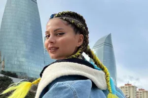 Aynişandan Ukraynaya dəstək fotoları