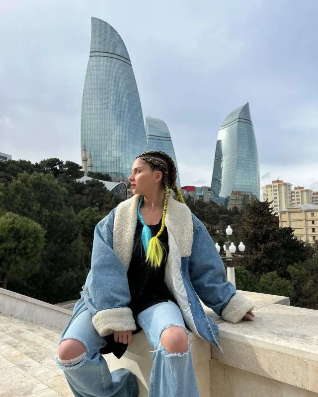 Aynişandan Ukraynaya dəstək fotoları