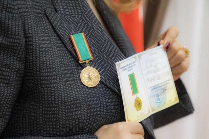 Ruhi Əliyeva  təltif olundu