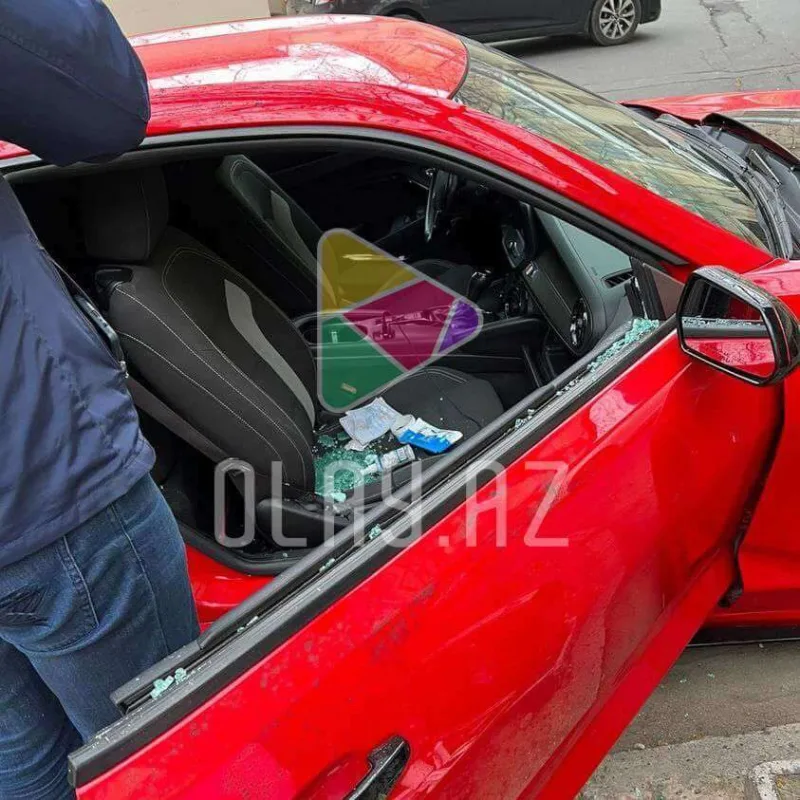 Səmranın maşınına hücum edən həbs olundu