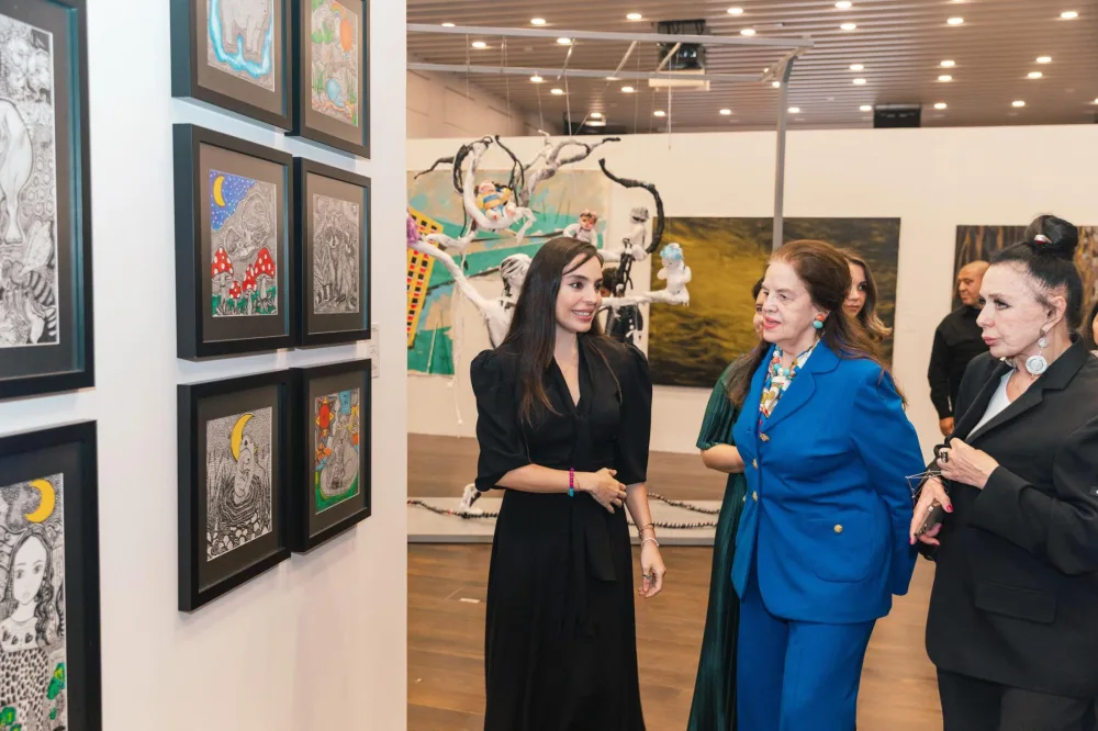 Leyla və Arzu Əliyevalar Berlində sərgidə - Fotolar