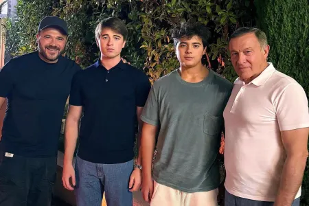 Emin Ağalarov atası və övladları ilə