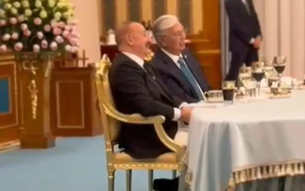 Ziyafətdə Heydər Əliyevin sevimli mahnısı ifa olundu, liderlər dinlədi - Video