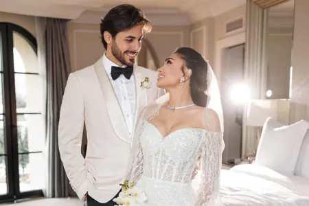 Asyayla Kənan toy libasında