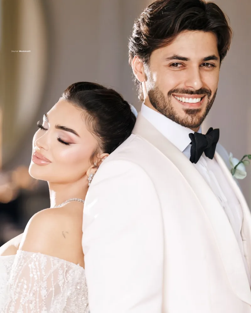 Asyayla Kənan toy libasında