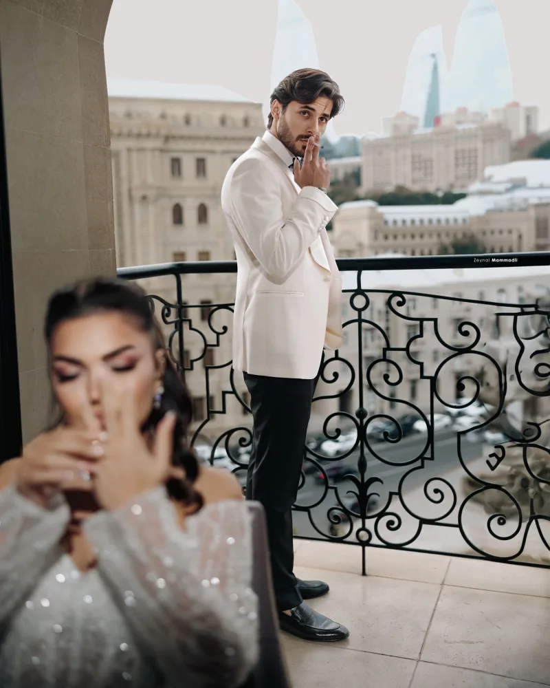 Asyayla Kənan toy libasında