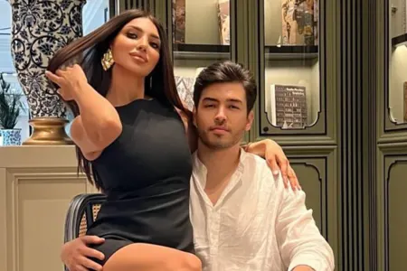 Pərvindən memar həyat yoldaşı ilə foto!