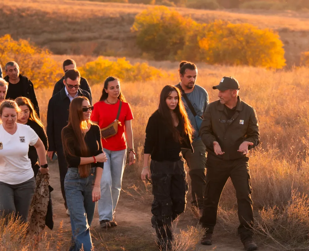Leyla Əliyeva və Arzu Əliyeva Axar-Baxar Milli Parkının açılış mərasimində iştirak edib