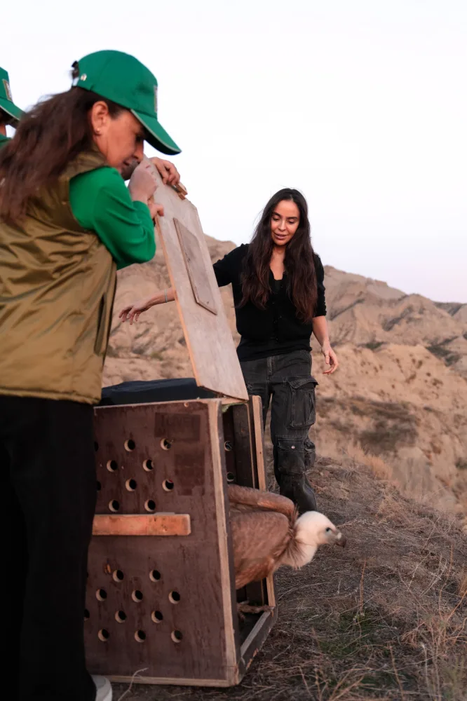 Leyla Əliyeva və Arzu Əliyeva Axar-Baxar Milli Parkının açılış mərasimində iştirak edib