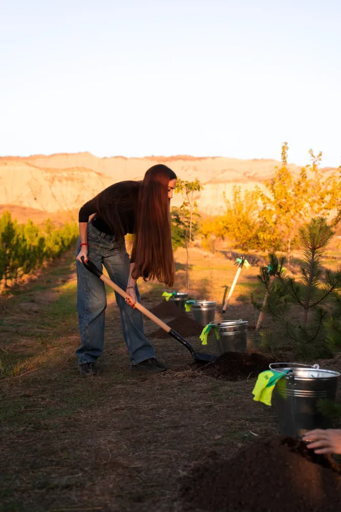 Leyla Əliyeva və Arzu Əliyeva Axar-Baxar Milli Parkının açılış mərasimində iştirak edib
