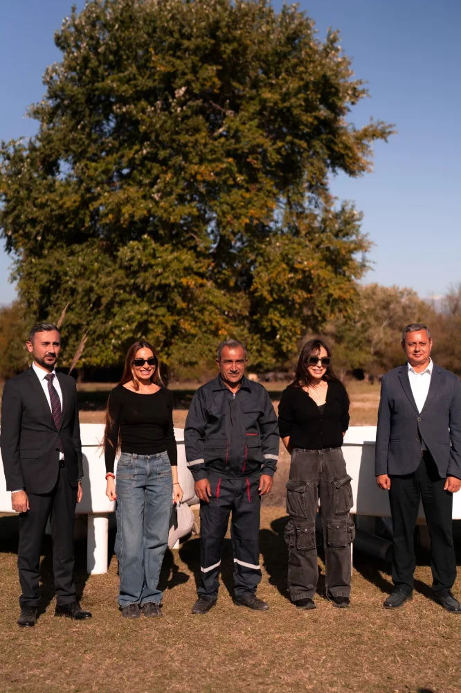 Leyla Əliyeva və Arzu Əliyeva Axar-Baxar Milli Parkının açılış mərasimində iştirak edib