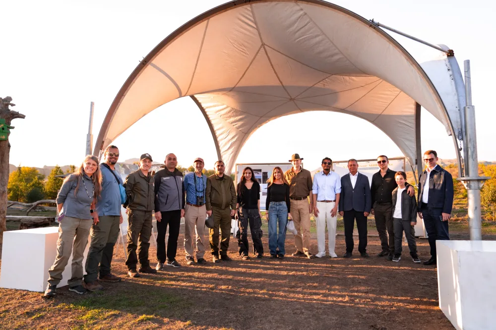 Leyla Əliyeva və Arzu Əliyeva Axar-Baxar Milli Parkının açılış mərasimində iştirak edib