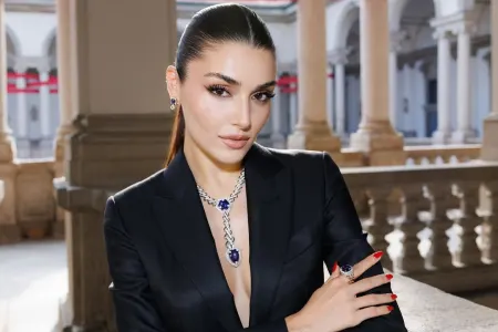 Hande Devid Bekhamla eyni reklamda