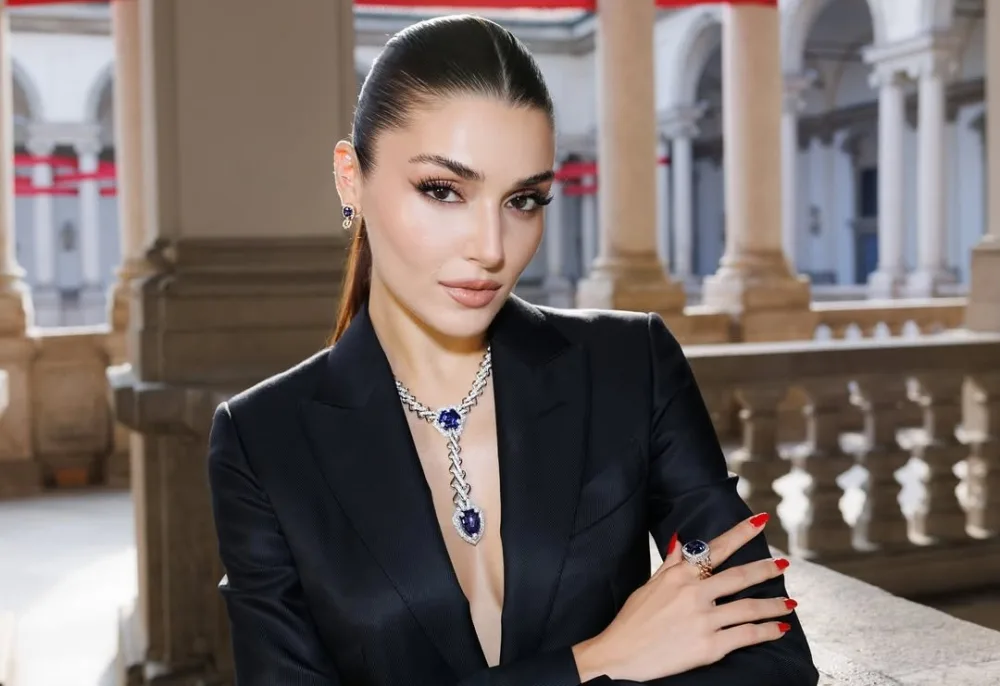 Hande Devid Bekhamla eyni reklamda