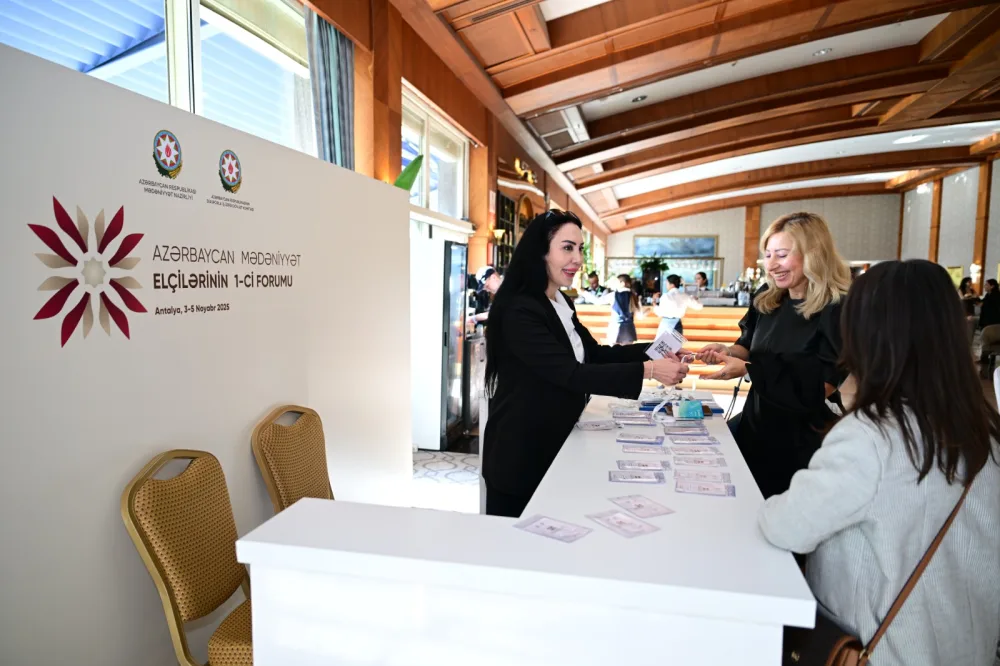 Antalyada Azərbaycan Mədəniyyət Elçilərinin I Forumunun açılışı keçirilib