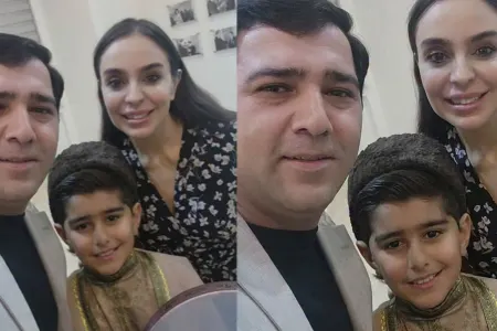 Əməkdar artist Leyla Əliyeva ilə bir arada…