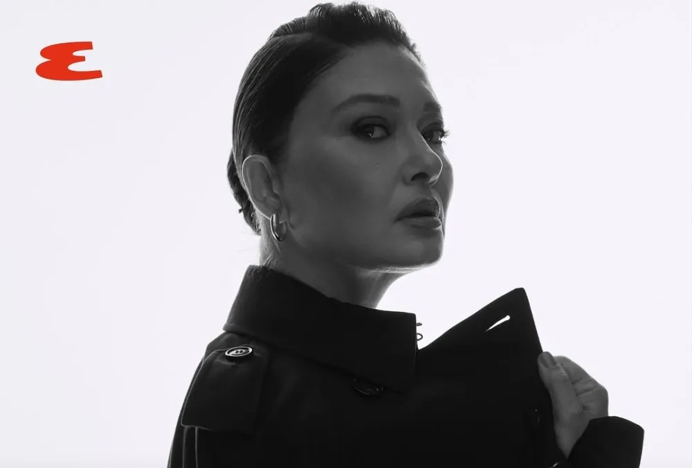 Nurgül Yeşilçay kamera qarşısında