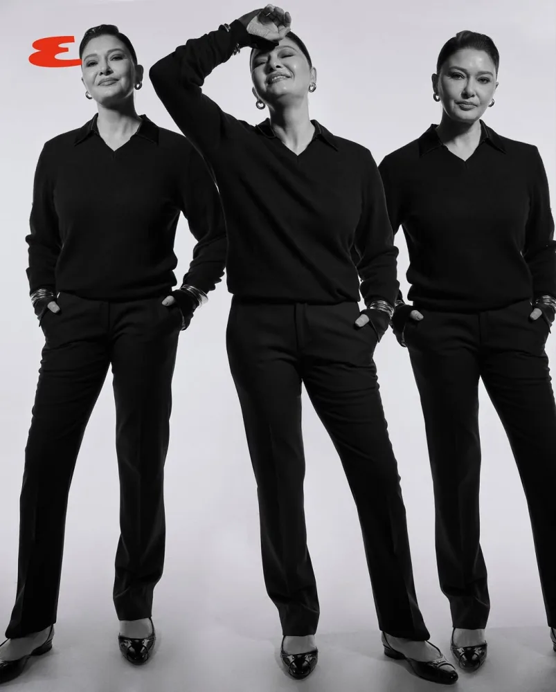 Nurgül Yeşilçay kamera qarşısında