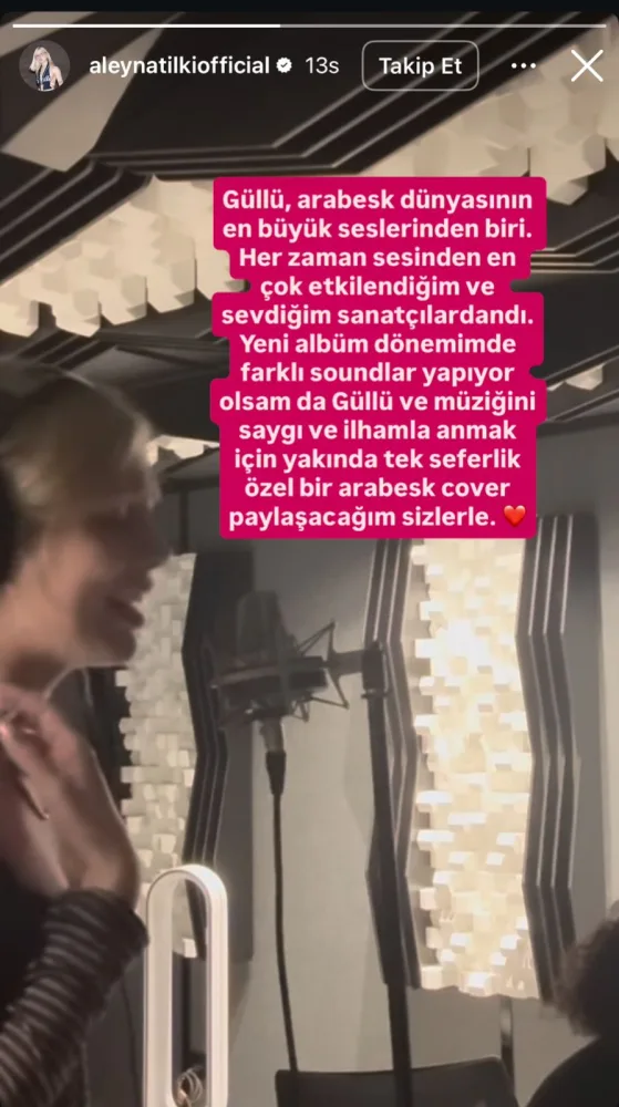 Aleyna Tilki Güllünün mahnısını oxuyacaq