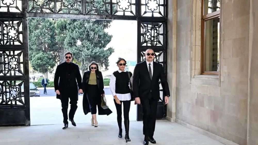 Prezident ailəsi ilə!