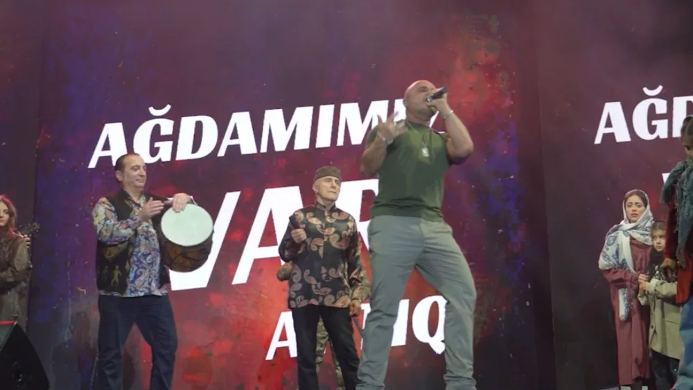 Xalq artistlərinin "Qarabağımız var artıq"ı alqışlarla qarşılandı– Video 