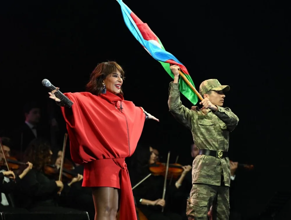 Tünzalə Ağayevanın “Zəfər Günü” çıxışı…