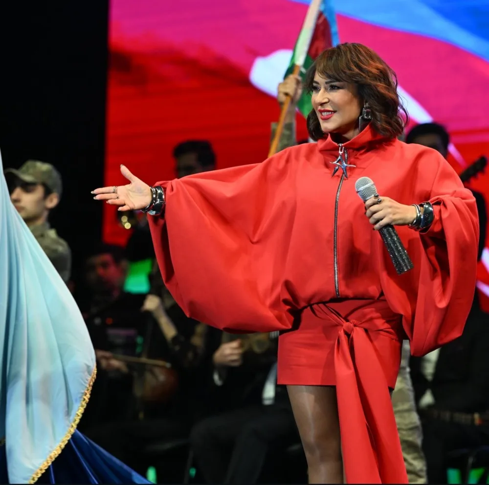 Tünzalə Ağayevanın “Zəfər Günü” çıxışı…