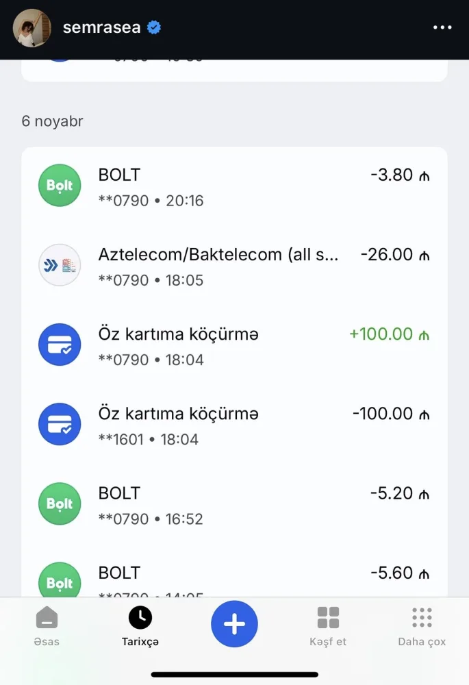 Səmra “Bolt” şirkətindən şikayətləndi