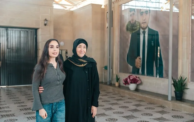 Leyla Əliyeva 2 oğlu şəhid olan ananı ziyarət etdi - Fotolar