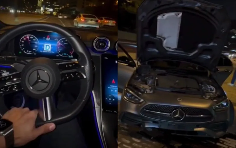 Hidayət həmin “Mercedes”lə qəza törədibmiş - VİDEO