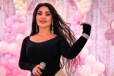 Efirə xanım cangüdənlərlə gəldi